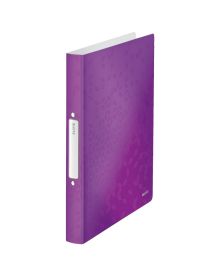 Leitz WOW Ringbuch Duo mit Rückenschild Violett