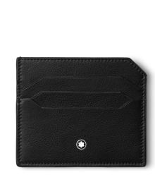 Montblanc Meisterstück Selection Soft Kartenetui 6cc Schwarz Frontansicht