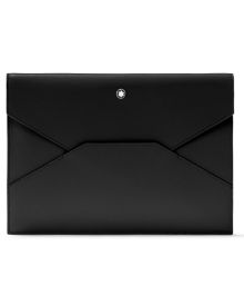 Montblanc Sartorial Envelope Tasche Schwarz Frontansicht