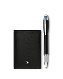 Montblanc Starwalker Precious Resin Fineliner mit Sartorial Visitenkartenetui im Set 
