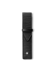 Montblanc Meisterstück 4810 Etui für ein Schreibgerät schwarz Frontansicht
