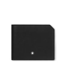 Montblanc Meisterstück Selection Soft Brieftasche 4cc Schwarz Frontansicht