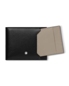 Montblanc Meisterstück Selection Soft Brieftasche 6cc mit Kartenetui Schwarz 