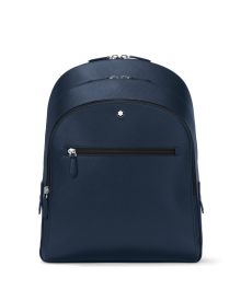 Montblanc Sartorial Rucksack mittelgroß mit 3 Hauptfächern Ink Blue