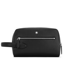 Montblanc Sartorial Kulturtasche schwarz Frontansicht