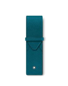 Montblanc Sartorial Etui für zwei Schreibgeräte Fern Blue