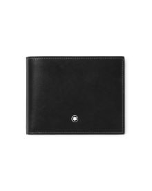 Montblanc Meisterstück Brieftasche 6cc mit 2 Sichtfenstern Schwarz