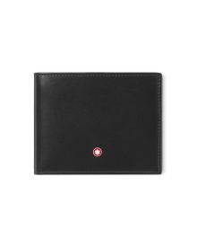 Montblanc Meisterstück Capsule Brieftasche 6cc Schwarz/Coral