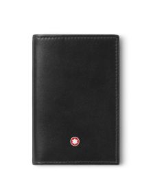 Montblanc Meisterstück Capsule Kartenetui 2cc Schwarz/Coral