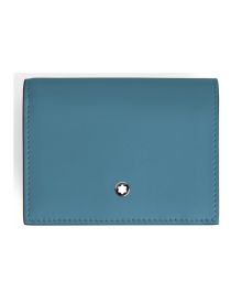 Montblanc Soft Brieftasche Kontinental Nano 3cc Smoky Blue
