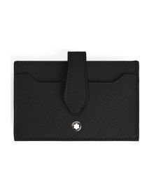 Montblanc Sartorial Kartenetui mit Lasche 5cc Schwarz