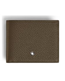 Montblanc Grain Brieftasche 4cc mit Münzfach Khaki