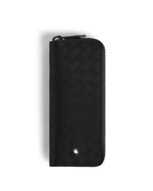 Montblanc Extreme 3.0 Etui für zwei Schreibgeräte mit Reißverschluss Schwarz