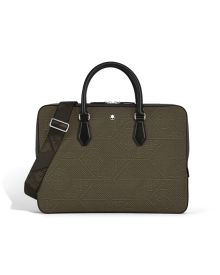 Montblanc 4810 Jacquard Dokumententasche Schmal Khaki