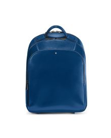 Montblanc Extreme 2.0 Rucksack Glossy Leather blau klein Frontansicht