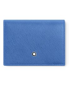 Montblanc Sartorial Brieftasche Kontinental Nano 3cc Dusty Blue