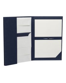 Rössler Papier Briefpapiermappe Edles Schreiben Paper Royal, Blau