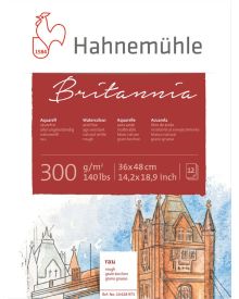 Hahnemühle Aquarellblock Britannia 36 x 48 cm rau