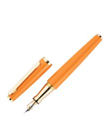 Otto Hutt Füllfederhalter Design 06 Glanzlack Stahlfeder Orange