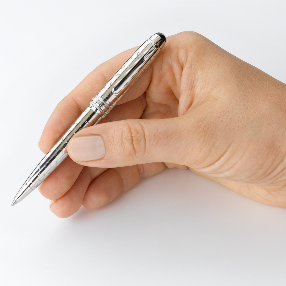 Montblanc Meisterstuck Solitaire Platinum plated Hommage a W.A. Mozart Kugelschreiber