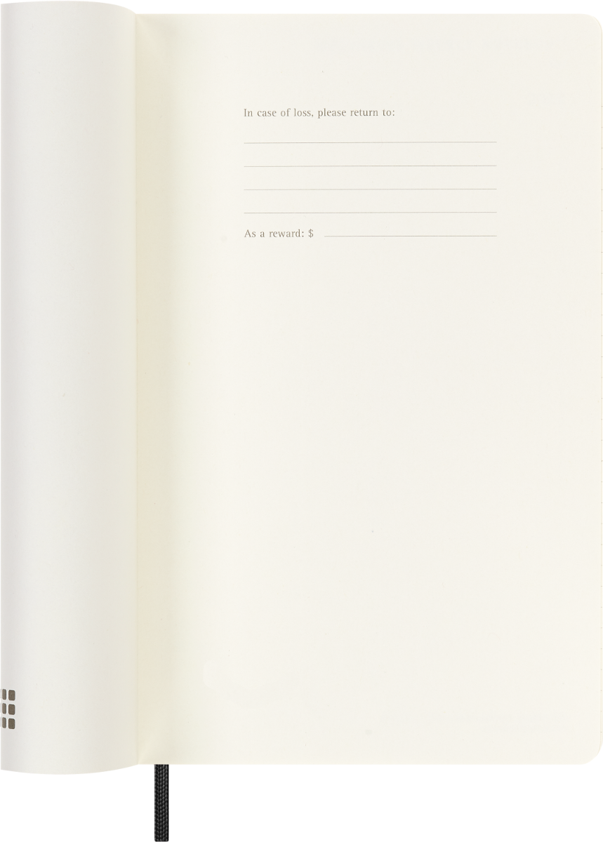 Moleskine Tageskalender 2025 Klassik 1 Tag auf 1 Seite Large Softcover