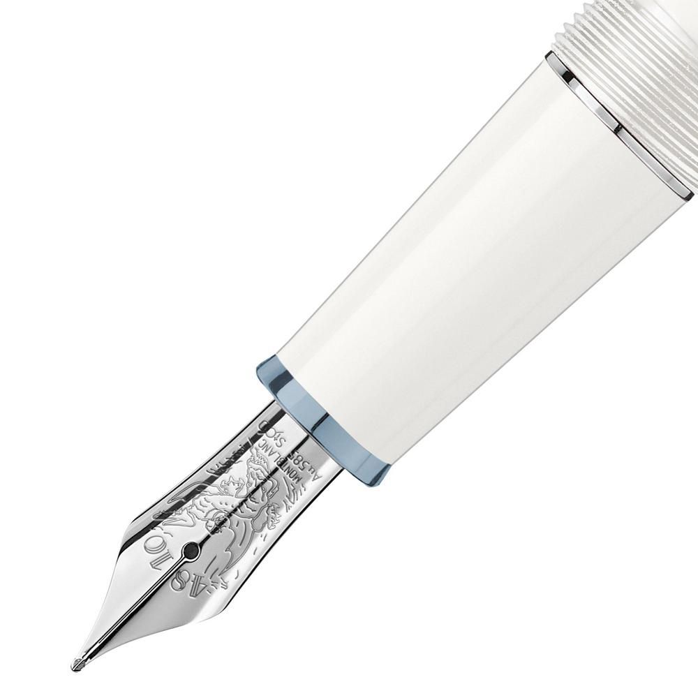 Montblanc Meisterstück Glacier Classique Füllfederhalter Weiß