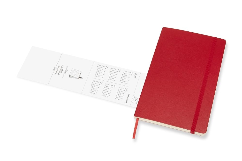 Moleskine Wochenkalender 2025 Klassik 1 Woche auf 2 Seiten horizontal Large Softcover