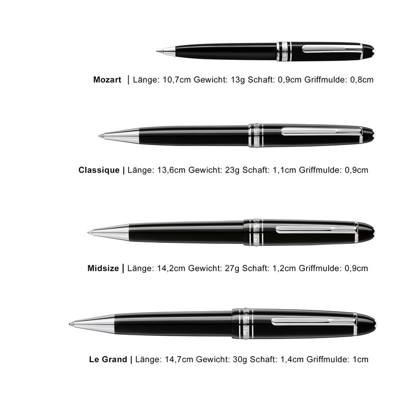 Montblanc Meisterstuck Platinum Line Midsize Kugelschreiber