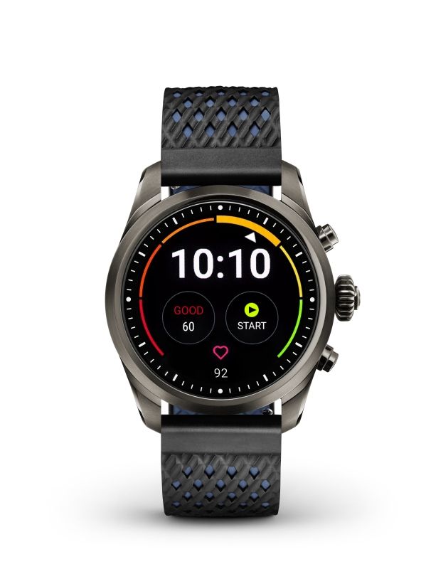 Montblanc Summit 2 Titan Smartwatch Kautschukarmband zweifarbig Sport Edition