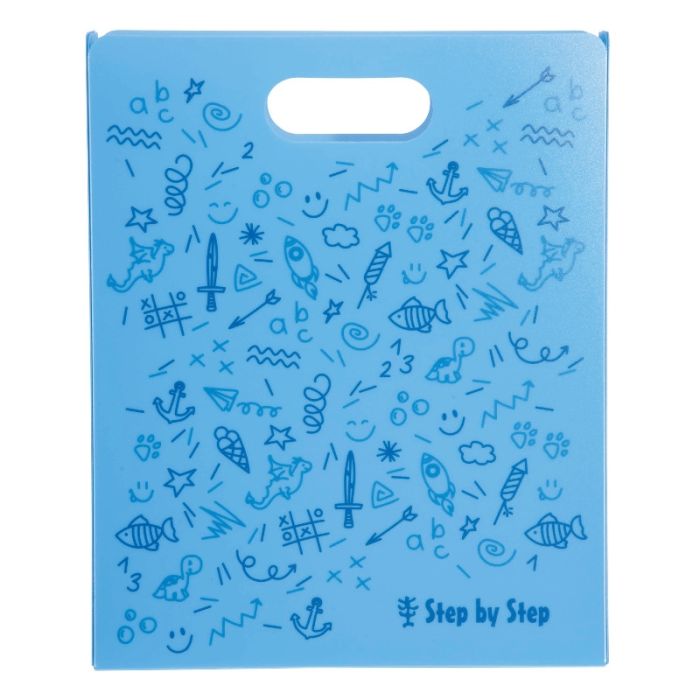Step by Step Heftbox mit Tragegriff blau Step by Step Heftbox mit Tragegriff blau