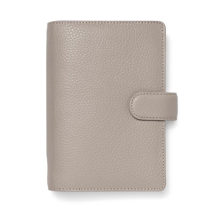 Filofax Norfolk Organizer Personal Taupe Frontansicht