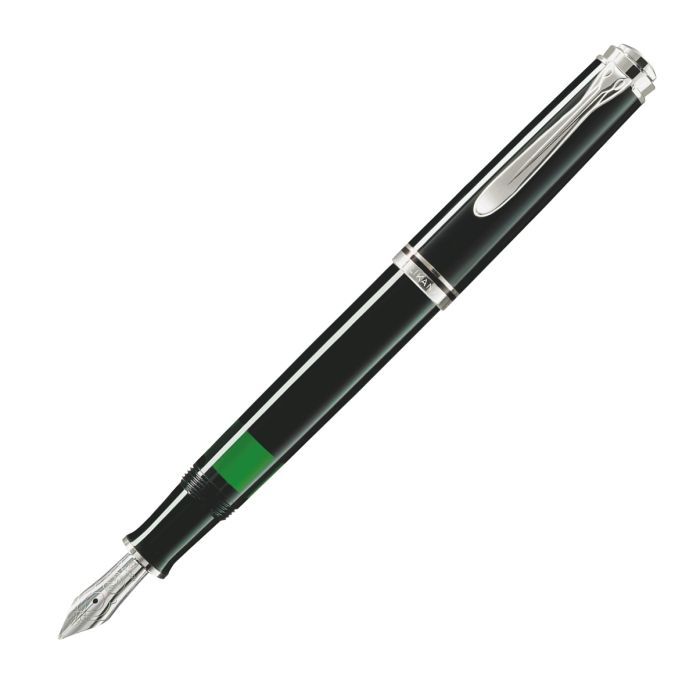 Pelikan Füllfederhalter Souverän M405 schwarz-silber Pelikan Füllfederhalter Souverän M405 schwarz-silber