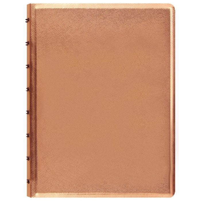 Filofax Notebook A5 Saffiano Metallic Rose Gold Filofax Notebook A5 Saffiano Metallic Rose Gold