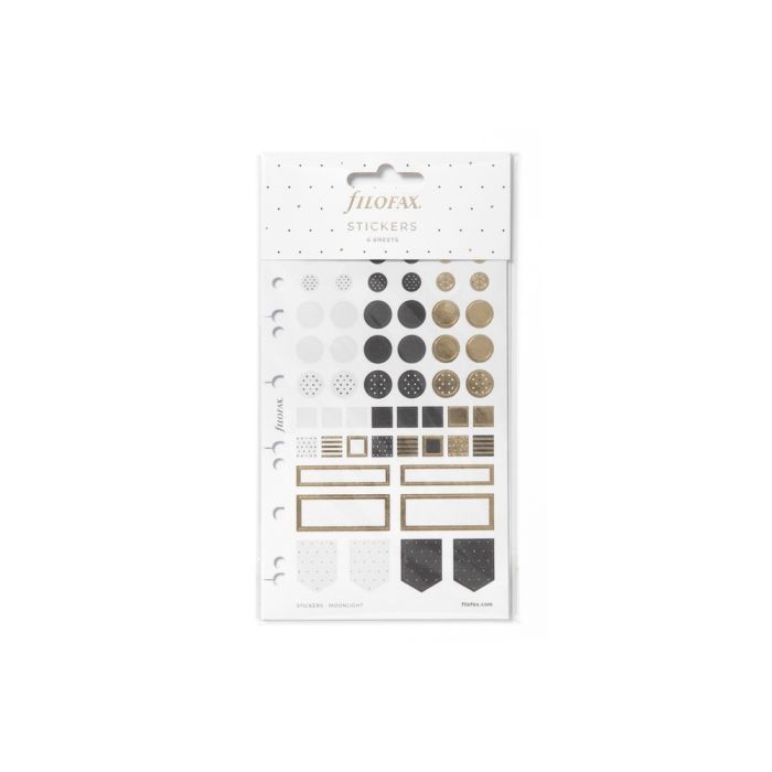 Filofax Sticker Set Moonlight verpackt Filofax Sticker Set Moonlight verpackt