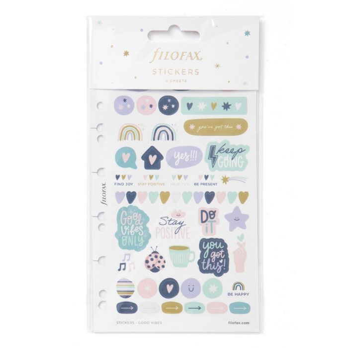 Filofax Sticker Set Good Vibes verpackt Filofax Sticker Set Good Vibes verpackt