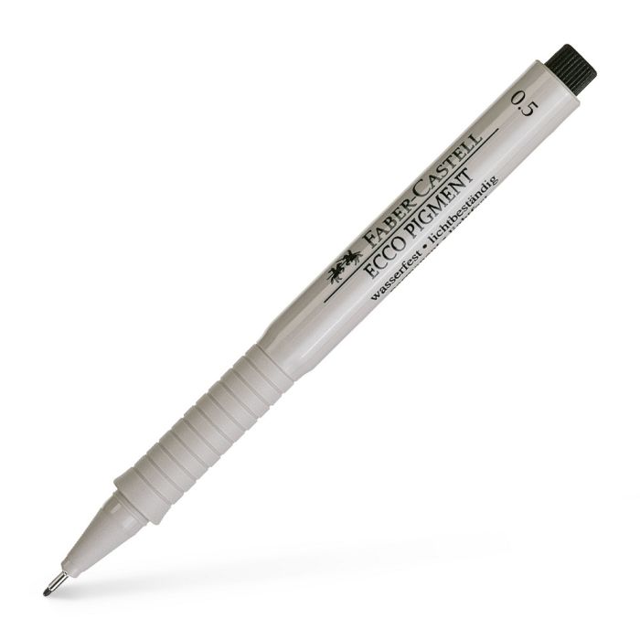 Faber-Castell Tintenschreiber Ecco Pigment 0,5 mm schwarz Faber-Castell Tintenschreiber Ecco Pigment 0,5 mm schwarz