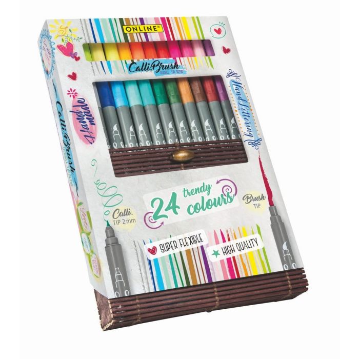 Online Calli.Brush Double Tip Pens 24er Set Online Calli.Brush Double Tip Pens 24er Set