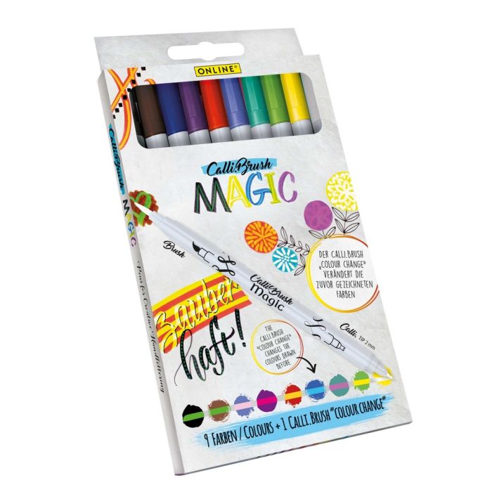 Online Calli.Brush Magic Double Tip Pens 9 + 1er Set