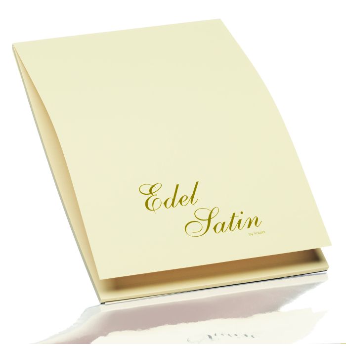 Rössler Papier Edel Satin Block 40/DIN A4, ivory Rössler Papier Edel Satin Block 40/DIN A4, ivory