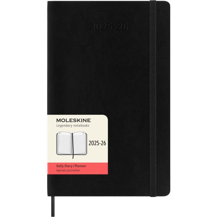 Moleskine 18 Monatskalender 2026 Studienplaner 1 Tag auf 1 Seite Large Softcover Schwarz Moleskine 18 Monatskalender 2026 Studienplaner 1 Tag auf 1 Seite Large Softcover Schwarz