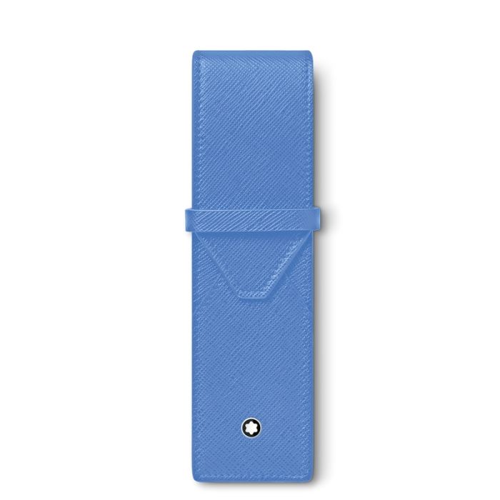 Montblanc Sartorial Etui für zwei Schreibgeräte Dusty Blue Montblanc Sartorial Etui für zwei Schreibgeräte Dusty Blue