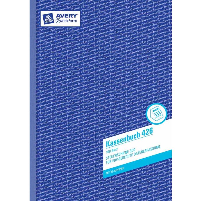 Avery Zweckform 426 Kassenbuch, DIN A4, weiß Avery Zweckform 426 Kassenbuch, DIN A4, weiß