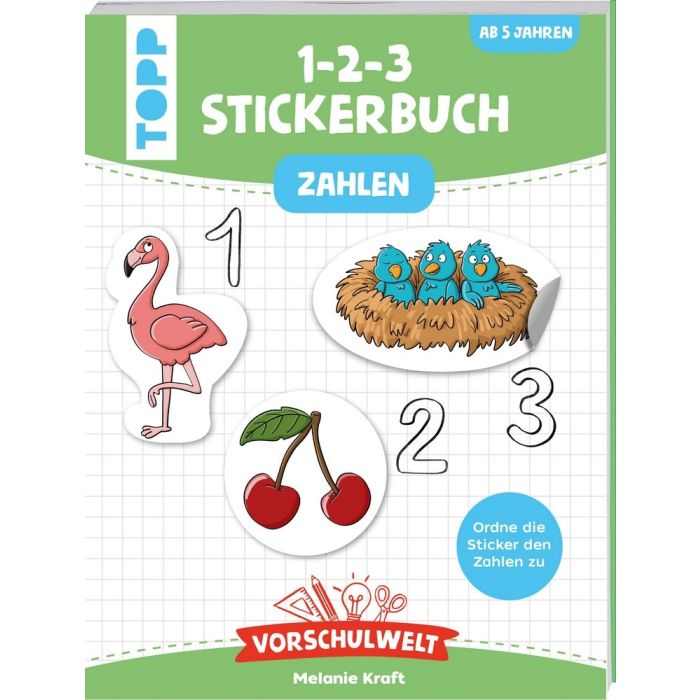 TOPP Stickerbuch: Vorschulwelt - 1-2-3 TOPP Stickerbuch: Vorschulwelt - 1-2-3