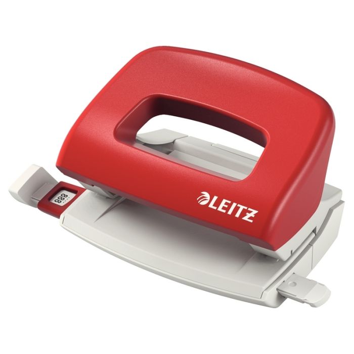 Leitz Locher NeXXt Mini 5058 10 Blatt Rot Leitz Locher NeXXt Mini 5058 10 Blatt Rot