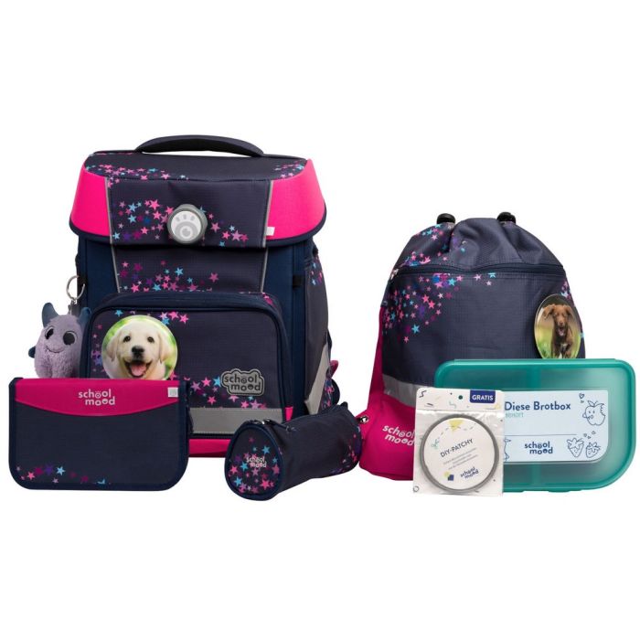 school mood Schulranzenset Champion Maxx Pro Leni - Hund 7 tlg. school mood Schulranzenset Champion Maxx Pro Leni - Hund 7 tlg.
