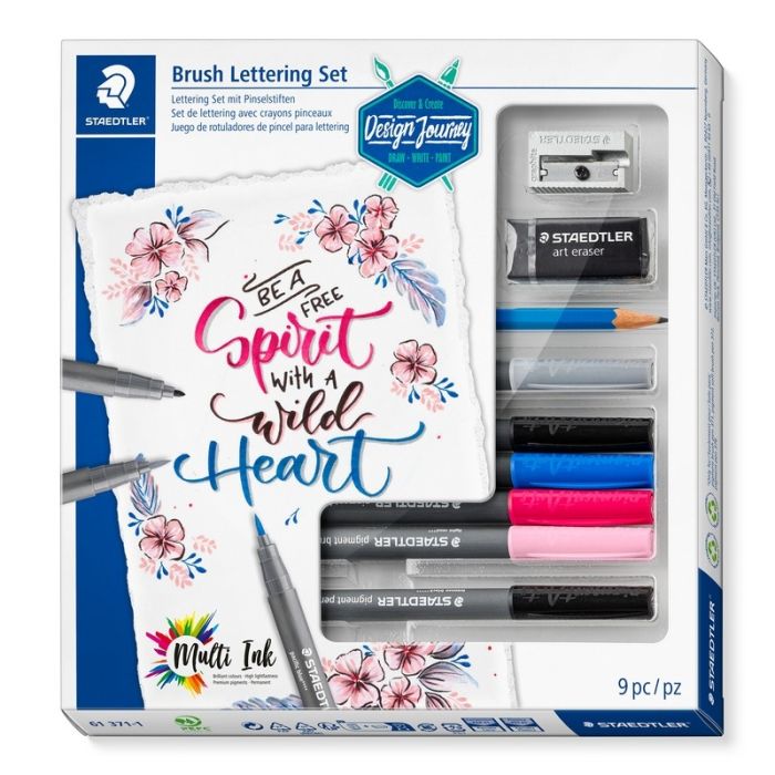 STAEDTLER Brush Lettering 9er Set STAEDTLER Brush Lettering 9er Set
