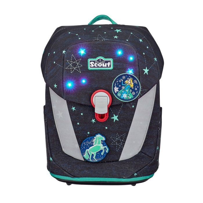 Scout Schulranzen Set Sunny II LED Sternenhimmel 5-tlg. - Limited Edition 