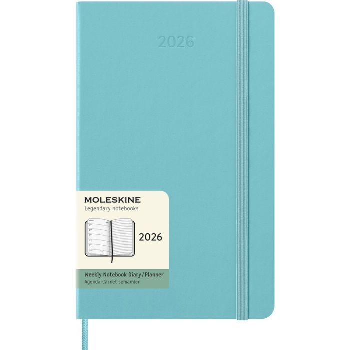 Moleskine Wochen-Notizkalender 2026 Klassik 1 Woche auf 1 Seite Large Hardcover Moleskine Wochen-Notizkalender 2026 Klassik 1 Woche auf 1 Seite Large Hardcover