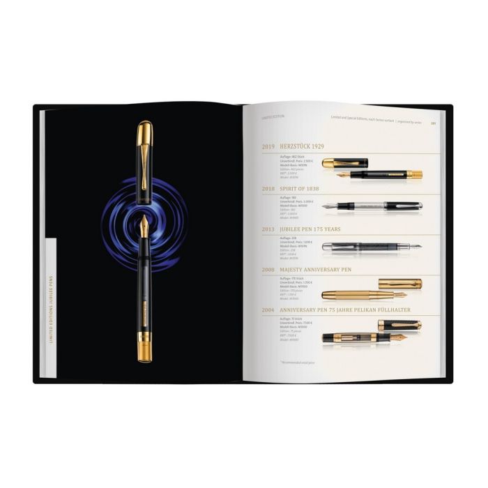 Pelikan Sammlerbuch limitierte Auflagen und Sondereditionen 1993 - 2020