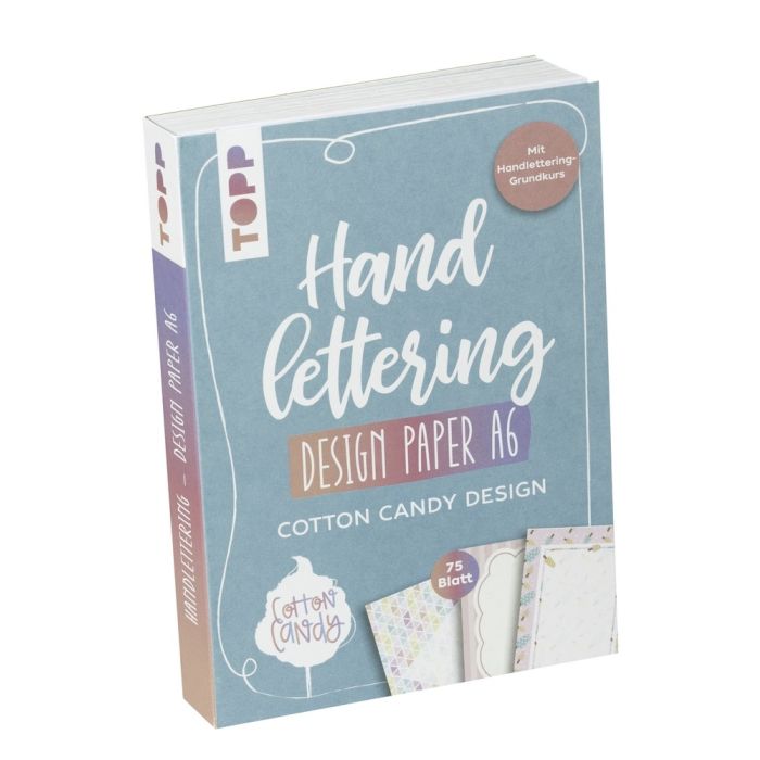 OPP Handlettering Block: Cotton Candy A6 OPP Handlettering Block: Cotton Candy A6